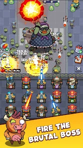 Merge Cannon - Idle zombie war screen 2
